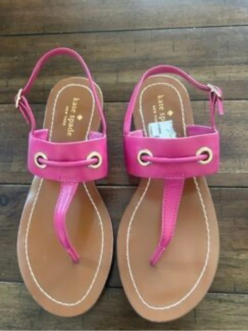Kate Spade New York Carlita Pink Leather Sandals,